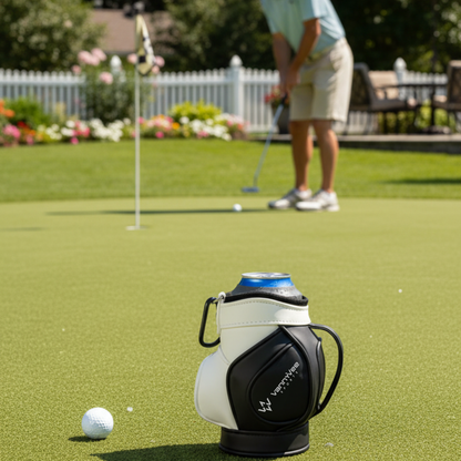 Mini Golf Bag Koozie + Tumbler