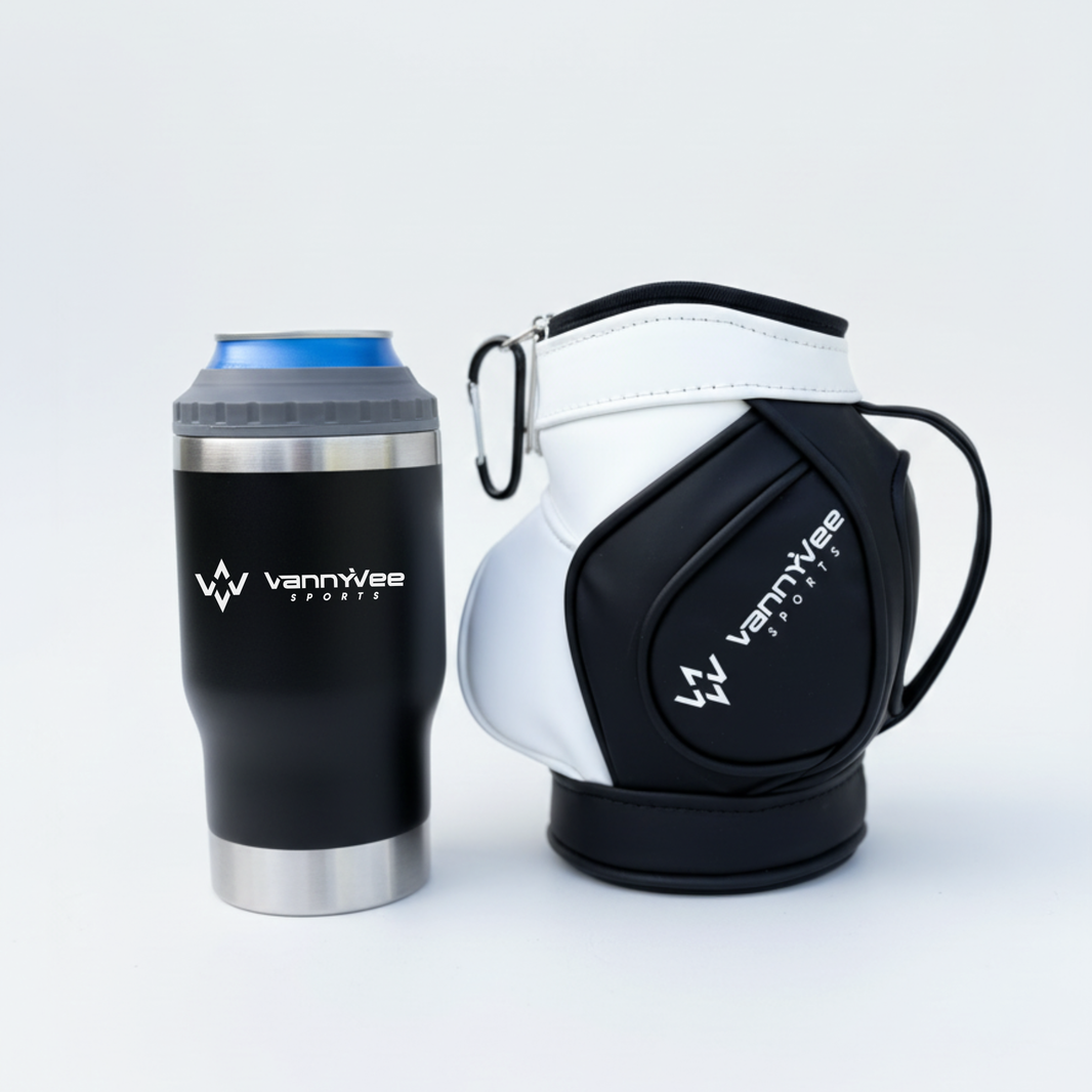 Mini Golf Bag Koozie + Tumbler