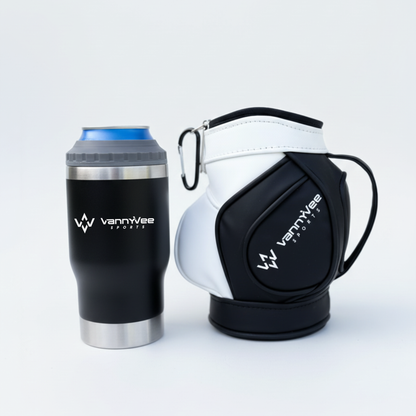 Mini Golf Bag Koozie + Tumbler