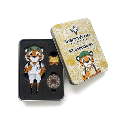 Tiger Caddy Divot Tool - VannyVee x PuttBuddies