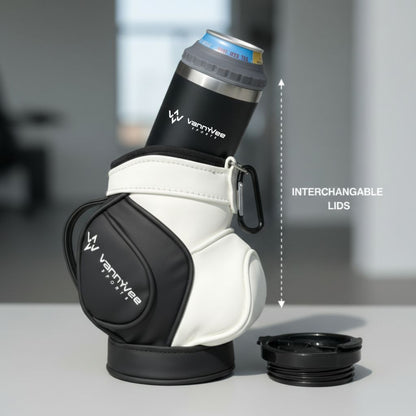 Mini Golf Bag Koozie + Tumbler